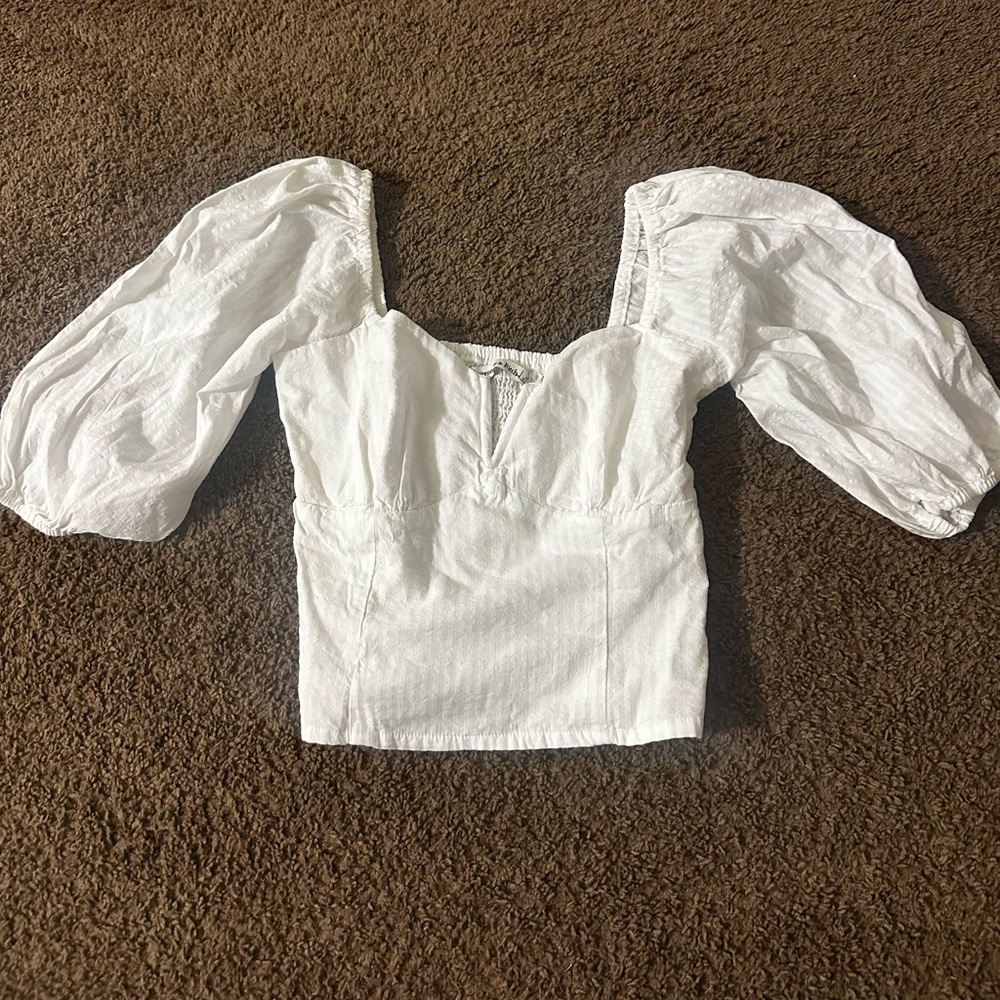 Abercrombie & Fitch women’s blouse puff sleeve